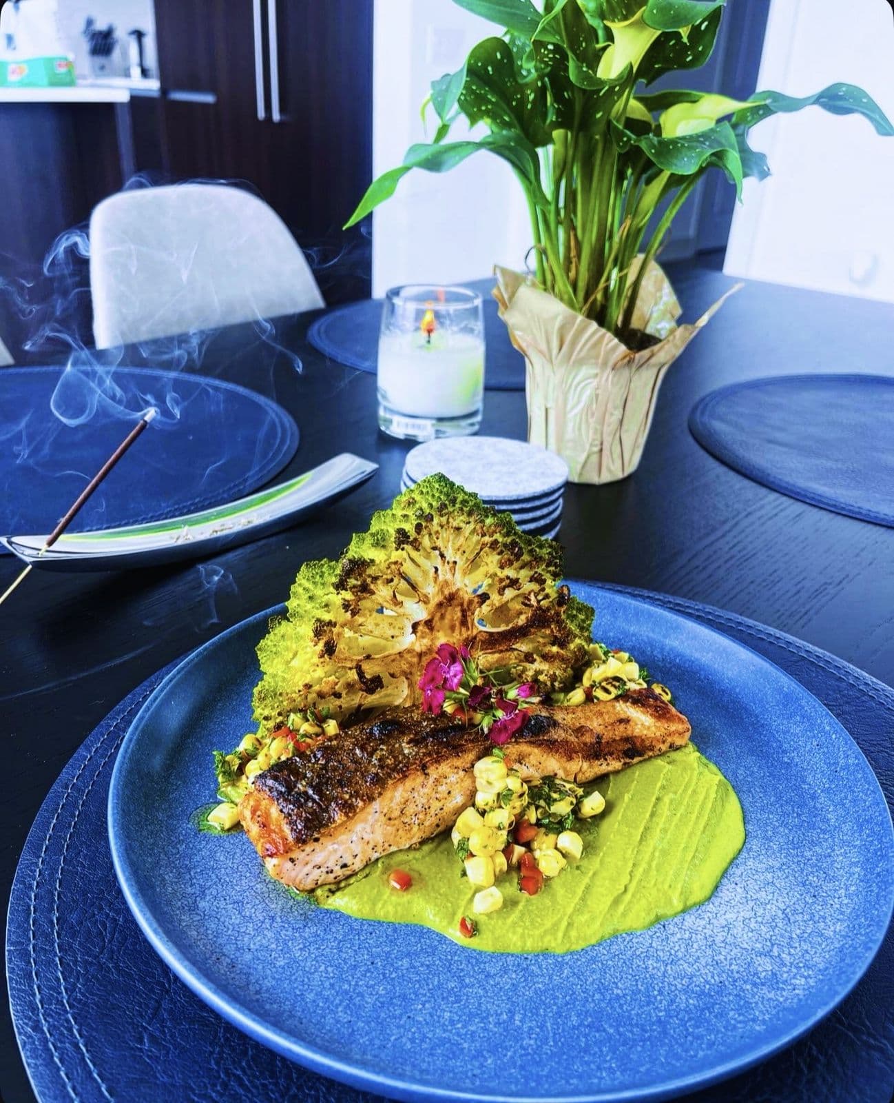 Salmon & Romanesco