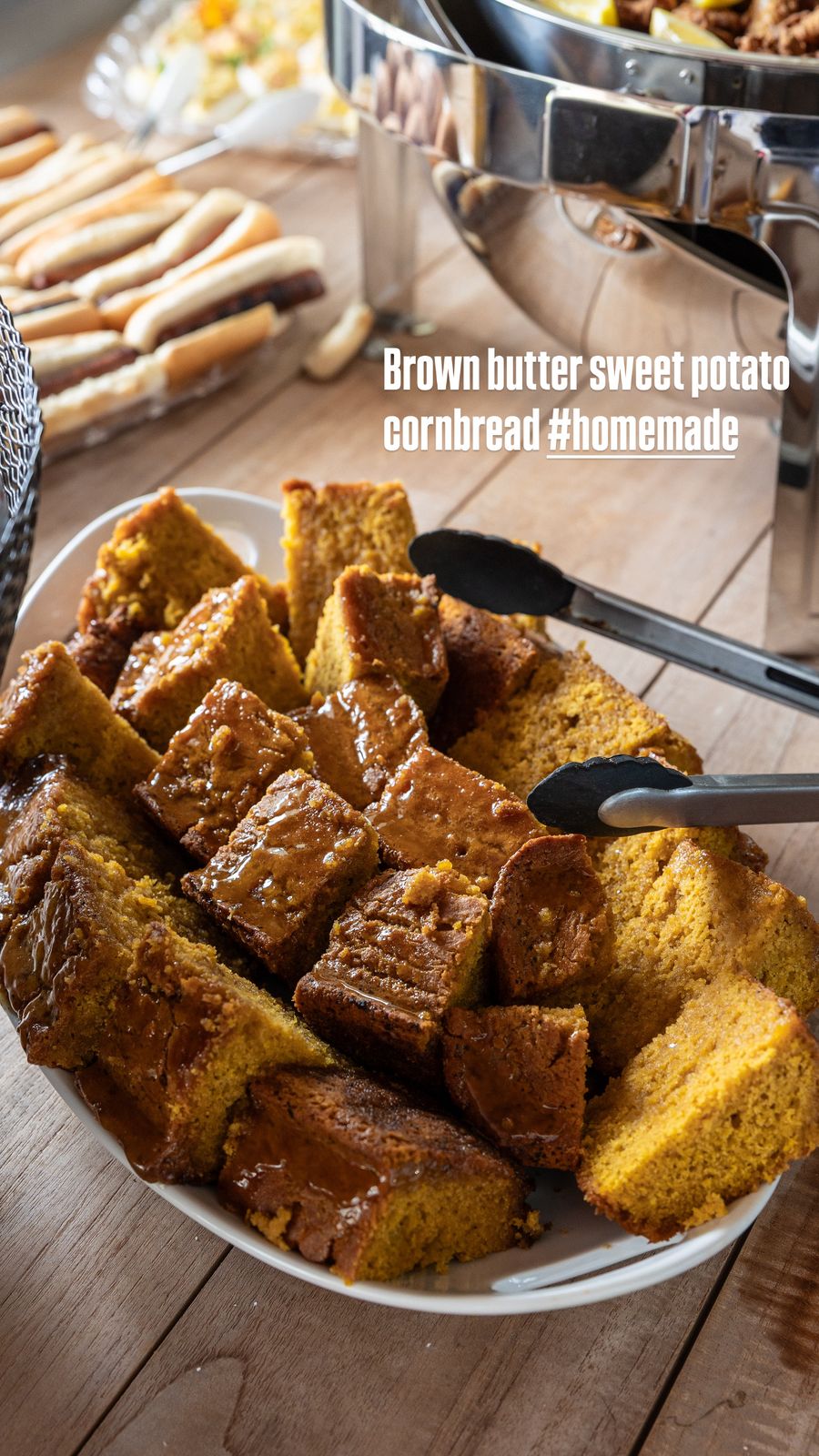 Brown Butter Sweet Potato Cornbread