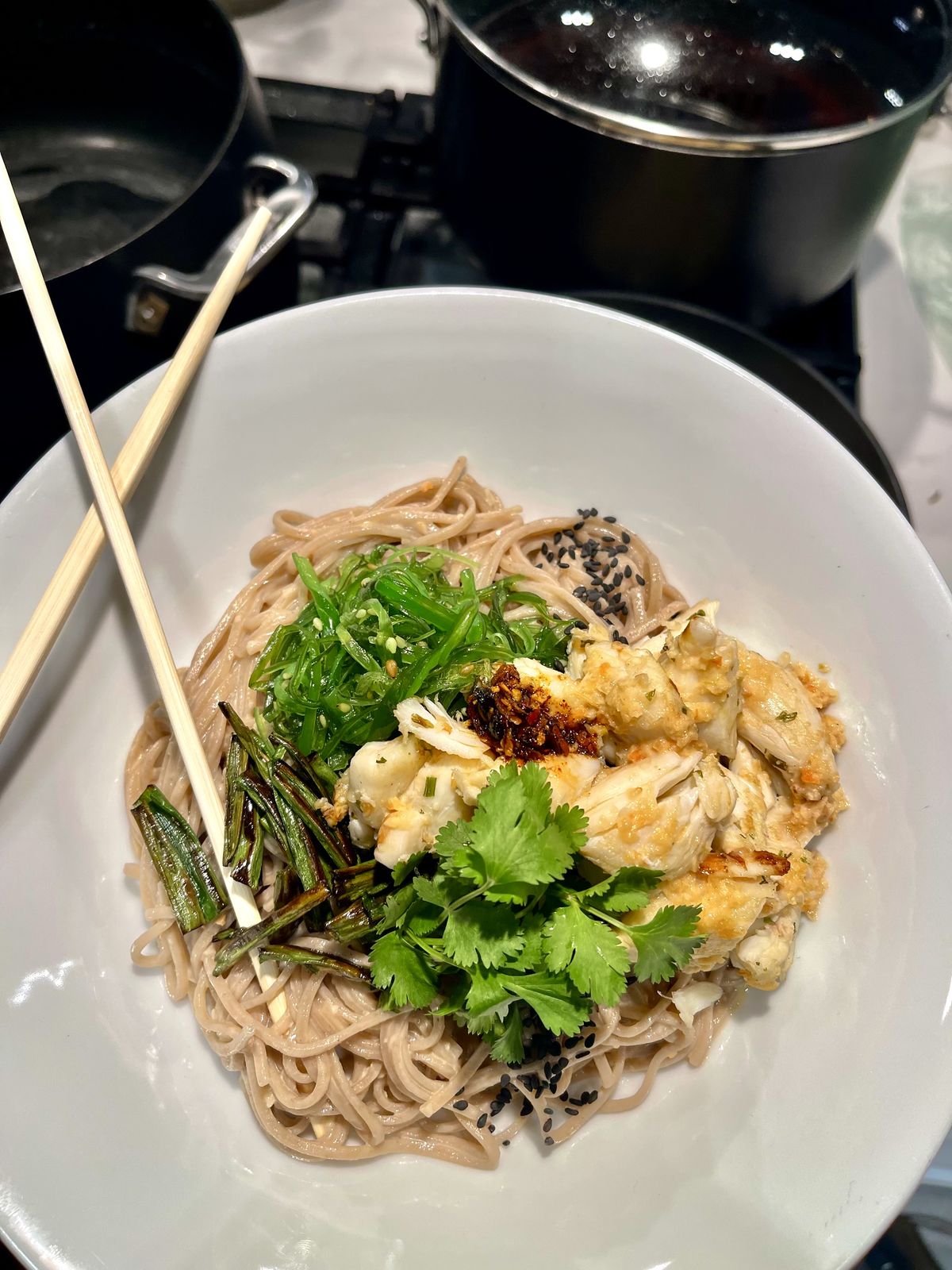 Cold Soba & Lump Crab